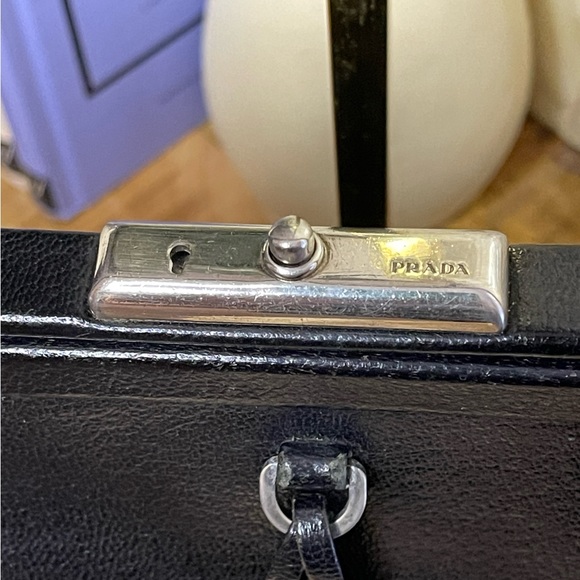 PRADA Madras Cerniera Doctor Style Handbag Purse with COA and Dust Bag - Picture 4 of 15